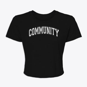 Community Christian Academy Varsity Arch Women's Crop Top