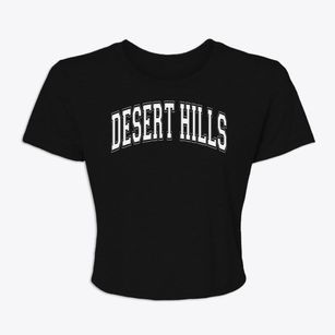 Desert Hills High School Varsity Arch Women's Crop Top