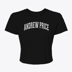 Andrew Price Vocational Rehab School Varsity Arch Women's Crop Top