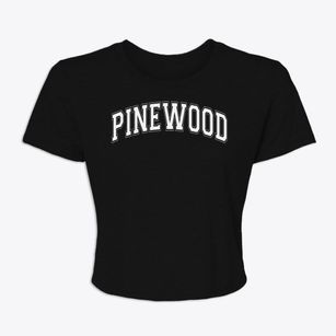 Pinewood Elementary School Varsity Arch Women's Crop Top