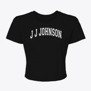 J J Johnson Elementary School Varsity Arch Women's Crop Top