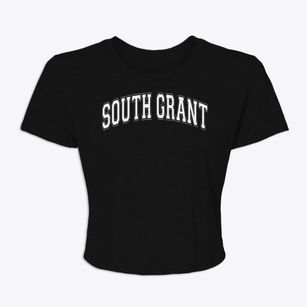 South Grant Elementary School Varsity Arch Women's Crop Top