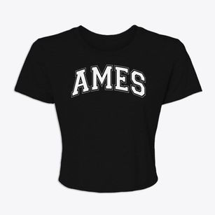 Ames Elementary School Varsity Arch Women's Crop Top