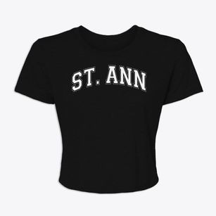 Saint Ann School Varsity Arch Women's Crop Top