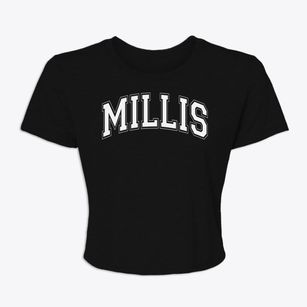 Millis Middle School Varsity Arch Women's Crop Top