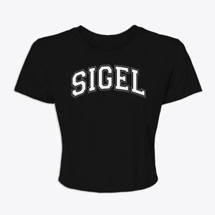 Sigel Township School 3 Adams Varsity Arch Women's Crop Top