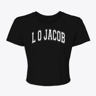 L O Jacob Elementary School Varsity Arch Women's Crop Top