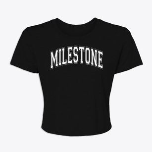 Milestone Christian Academy Varsity Arch Women's Crop Top