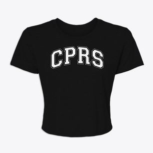 Center Place Restoration School Varsity Arch Women's Crop Top