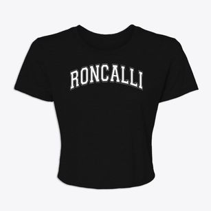Roncalli Catholic High School Varsity Arch Women's Crop Top