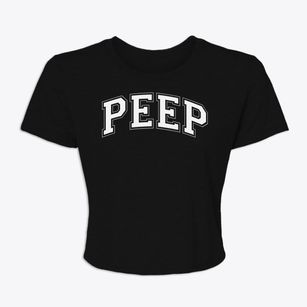 Peep Center Varsity Arch Women's Crop Top
