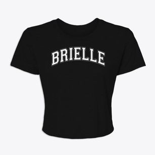 Brielle Elementary School Varsity Arch Women's Crop Top