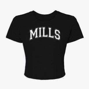 Mills Elementary School Varsity Arch Women's Crop Top