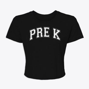 Pre Kindergarten School Varsity Arch Women's Crop Top