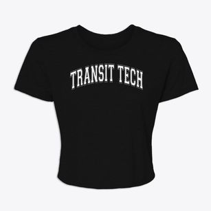 East Ny School Of Transit Technology Varsity Arch Women's Crop Top