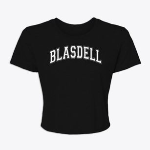 Blasdell Elementary School Varsity Arch Women's Crop Top