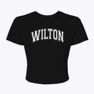Wilton Elementary School Varsity Arch Women's Crop Top