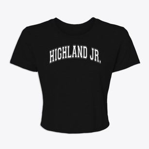 Highland Jr. High School Varsity Arch Women's Crop Top