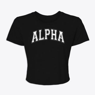 Alpha Academy Varsity Arch Women's Crop Top