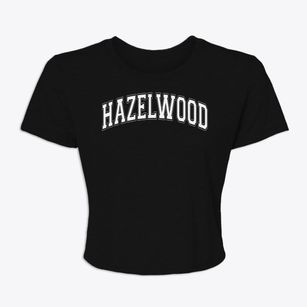 Hazelwood Elementary School Varsity Arch Women's Crop Top