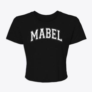Mabel Elementary School Varsity Arch Women's Crop Top