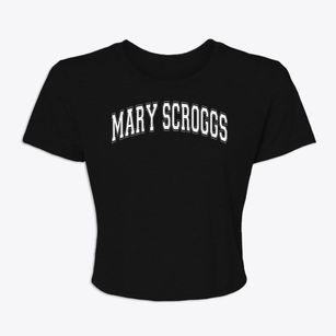 Mary Scroggs Elementary School Varsity Arch Women's Crop Top