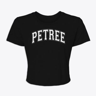 Petree Elementary School Varsity Arch Women's Crop Top