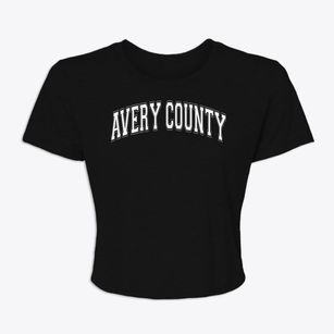 Avery County Middle School Varsity Arch Women's Crop Top