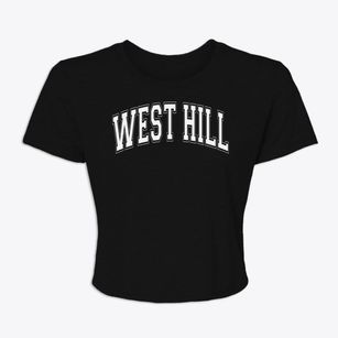 West Hill Elementary School Varsity Arch Women's Crop Top