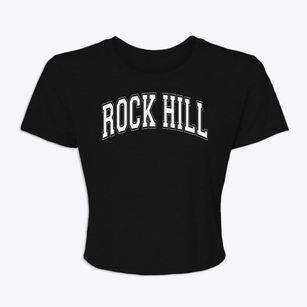 Rock Hill 3 Elementary School Varsity Arch Women's Crop Top