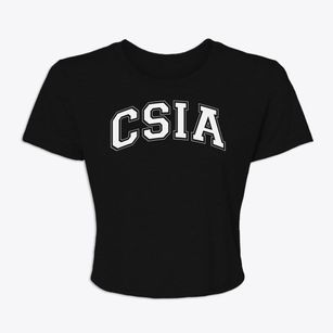Columbus Spanish Immersion Academy Varsity Arch Women's Crop Top