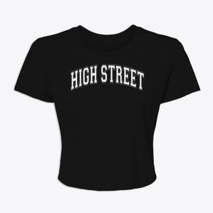 High Street Christian Academy Varsity Arch Women's Crop Top