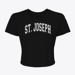Ola/saint Joseph Center Varsity Arch Women's Crop Top