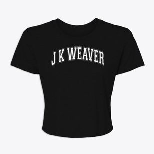 J K Weaver Technical Center Varsity Arch Women's Crop Top