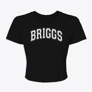 Briggs Elementary School Varsity Arch Women's Crop Top