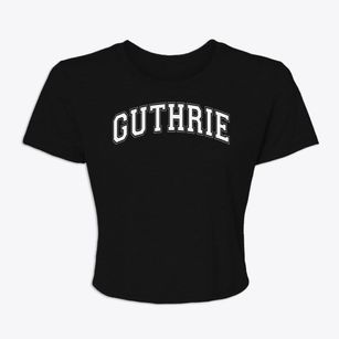 Guthrie Junior High School Varsity Arch Women's Crop Top