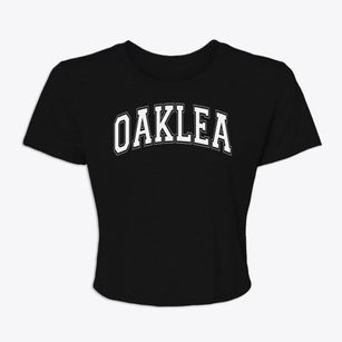 Oaklea Middle School Varsity Arch Women's Crop Top