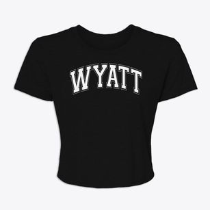Wyatt Elementary School Varsity Arch Women's Crop Top