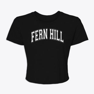 Fern Hill Elementary School Varsity Arch Women's Crop Top