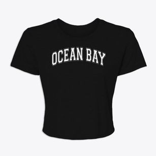 Ocean Bay Elementary Varsity Arch Women's Crop Top