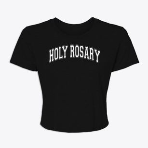 Holy Rosary School Varsity Arch Women's Crop Top