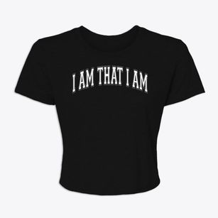 I Am That I Am Academy Varsity Arch Women's Crop Top