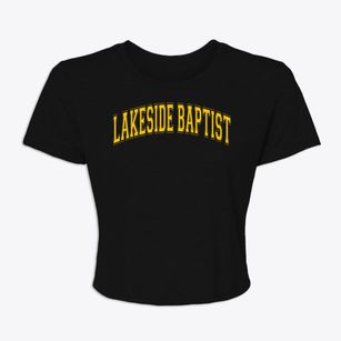 Lakeside Baptist Academy Varsity Arch Women's Crop Top