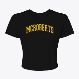 Mcroberts Elementary School Varsity Arch Women's Crop Top
