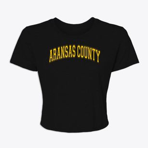 Aransas County High School Varsity Arch Women's Crop Top