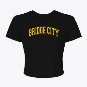 Bridge City High School Varsity Arch Women's Crop Top