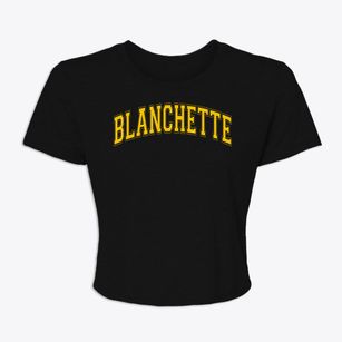 Blanchette Elementary School Varsity Arch Women's Crop Top
