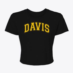 Davis Junior High School Varsity Arch Women's Crop Top