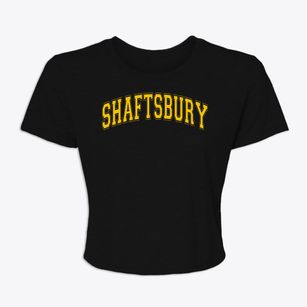 Shaftsbury Elementary School Varsity Arch Women's Crop Top
