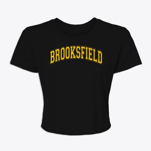 Brooksfield School Varsity Arch Women's Crop Top